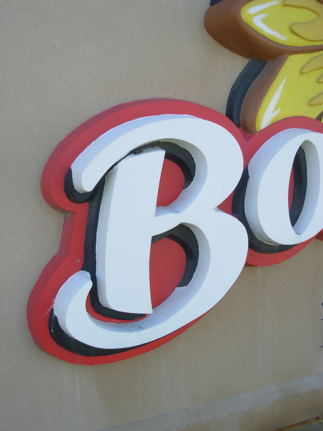 Borden Diary Factory - Cast Stone Signage - Raised Lettering