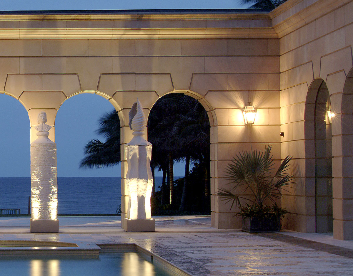 Cast Stone Residence, Pool and Patio