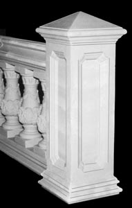 Cast Stone Newel Piers