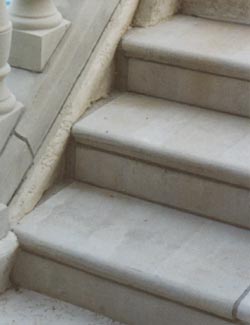 Cast Stone Stair Treads and Risers