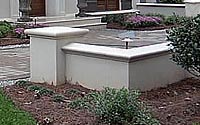 Cast Stone Wall and Pier Caps for landscaping