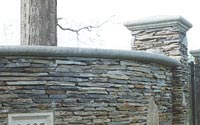 Cast Stone Wall and Pier Caps for landscaping