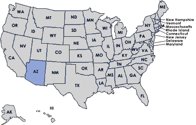 United States Map - Select Your State