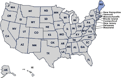 United States Map - Select Your State