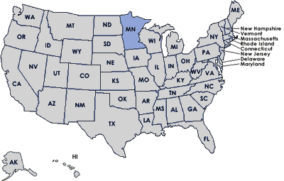 United States Map - Select Your State