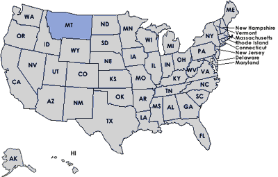 United States Map - Select Your State