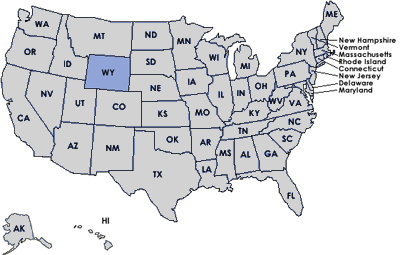 United States Map - Select Your State